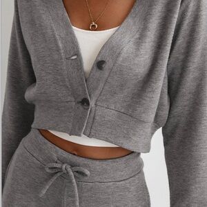 Commense Heather Gray Cardigan